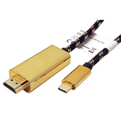 ROLINE GOLD Kabel USB C(M)...