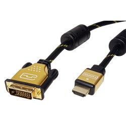 ROLINE GOLD DVI-HDMI kabel,...